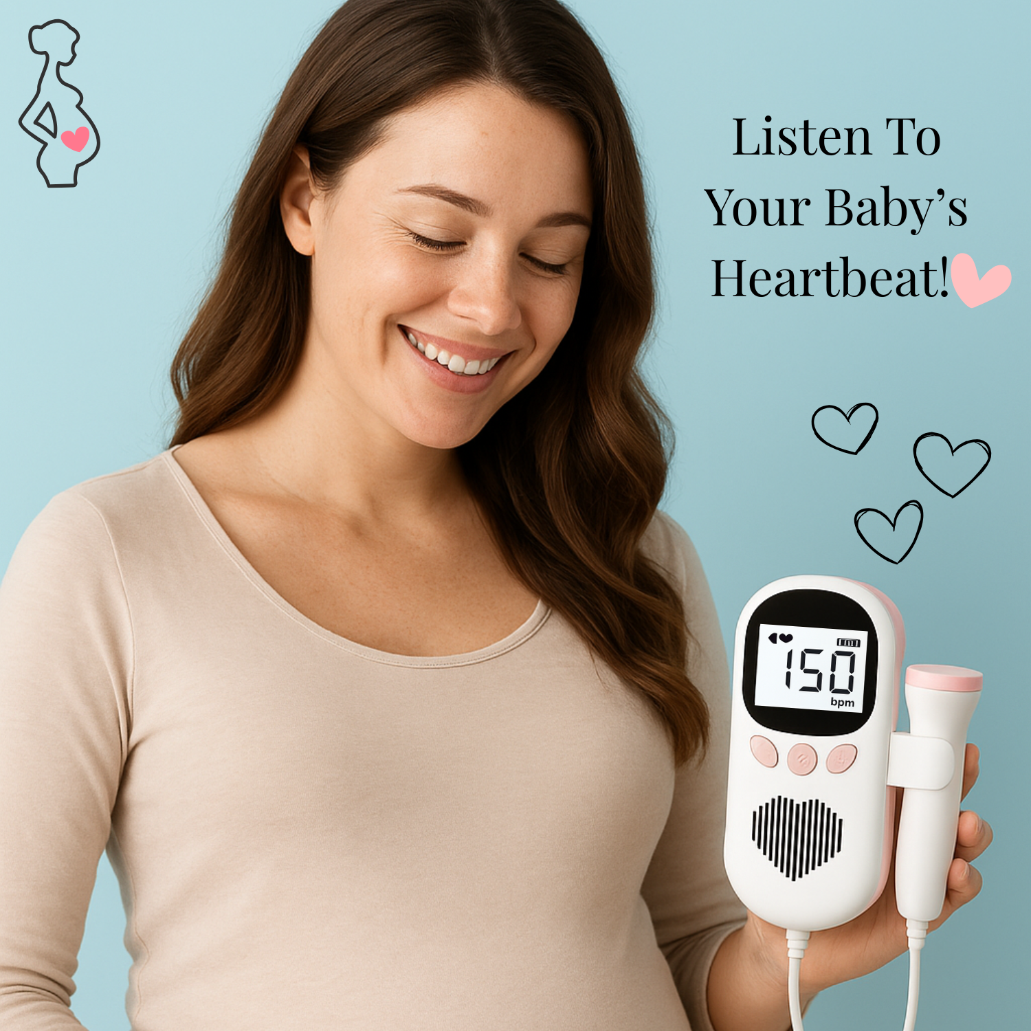 Heartbeat Doppler Monitor - Peace of Mind