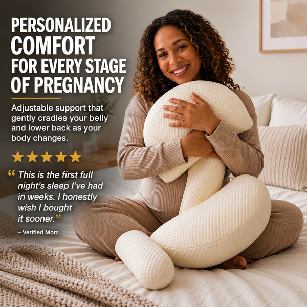 Adjustable Pregnancy Pillow – Better Sleep Without the Bulk