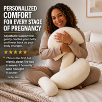 Adjustable Pregnancy Pillow – Better Sleep Without the Bulk