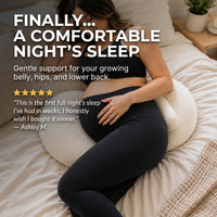 Adjustable Pregnancy Pillow – Better Sleep Without the Bulk