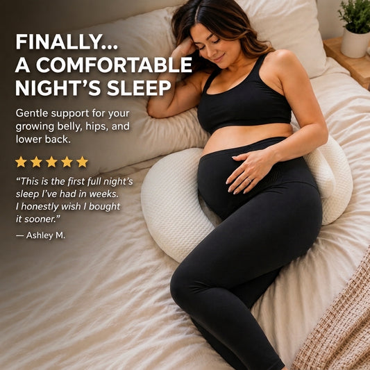 Adjustable Pregnancy Pillow – Better Sleep Without the Bulk